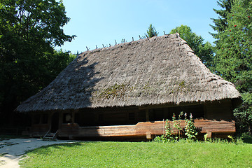 Image showing old rural house in Carpathian region