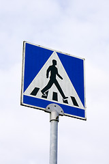 Image showing Pedestrian crossing sign