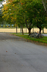 Image showing Bike rack