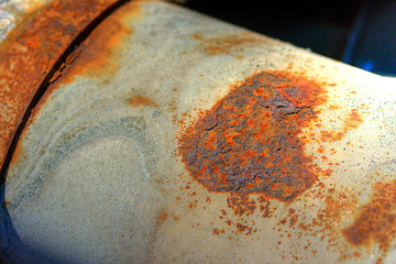 Image showing Rusty pipe