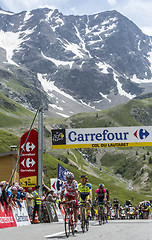 Image showing The Winner on Col du Lautaret - Tour de France 2014