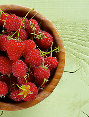 Image showing Raspberries