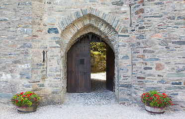 Image showing Gate of an old medieval castle