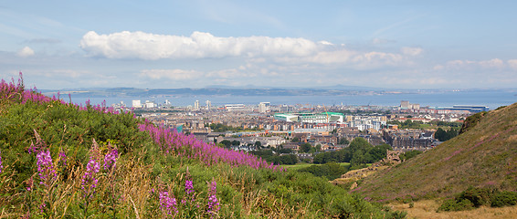 Image showing Panorama of Edinburgh