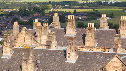 Image showing Roof of an old Scottish building