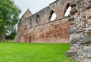 Image showing Forgotten old Scottish Abbey