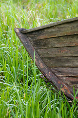 Image showing Wooden boat