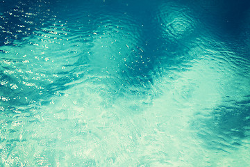 Image showing water in pool, sea or ocean