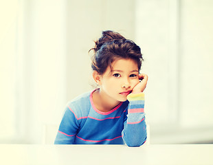 Image showing student girl at school