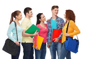 Image showing group of smiling teenagers