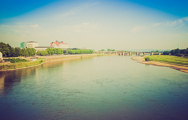 Image showing Elbe river in Dresden