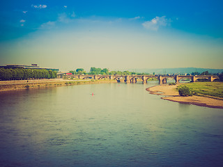 Image showing Elbe river in Dresden