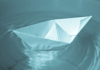 Image showing Paper ship