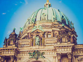 Image showing Retro look Berliner Dom