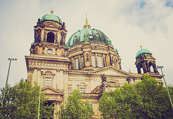 Image showing Retro look Berliner Dom