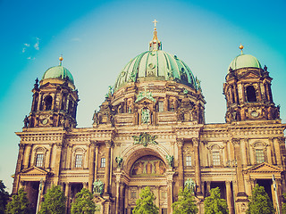 Image showing Retro look Berliner Dom