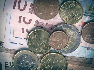 Image showing Retro look Euros picture