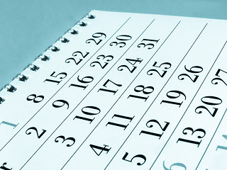 Image showing Calendar picture