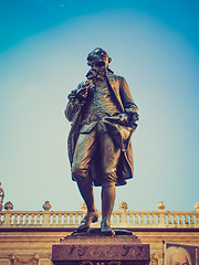 Image showing Goethe Denkmal Leipzig