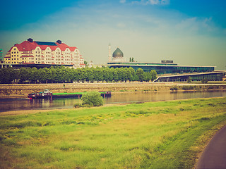 Image showing Elbe river in Dresden