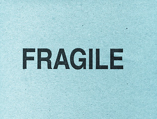 Image showing Fragile