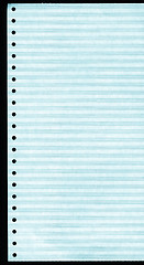 Image showing Computer printout