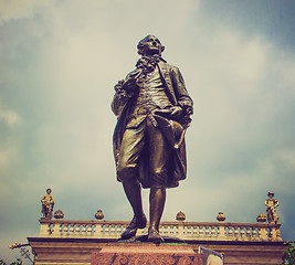 Image showing Goethe Denkmal Leipzig