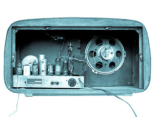 Image showing Old AM radio tuner