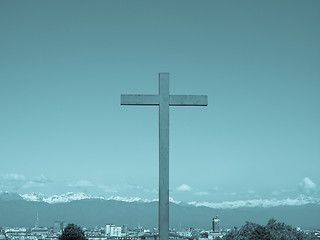 Image showing A cross