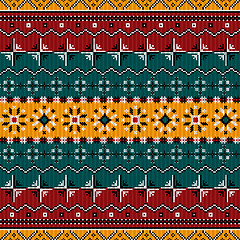 Image showing Balkan style ethno country carpet