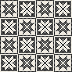 Image showing Seamless knit pattern