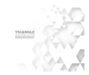 Image showing Triangle abstract vector background illustration