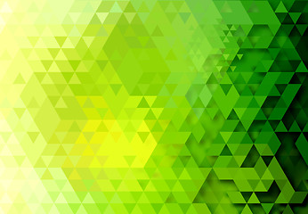 Image showing Triangle abstract vector background illustration