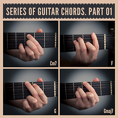 Image showing Guitar chords