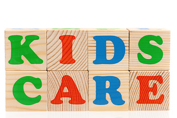 Image showing Word kids care