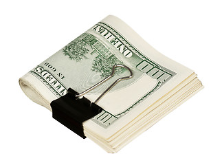 Image showing Dollar with clip