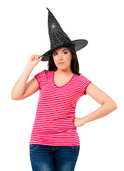 Image showing Girl in halloween costume