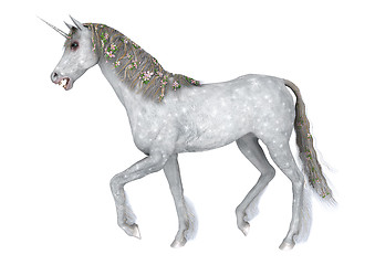 Image showing White Unicorn