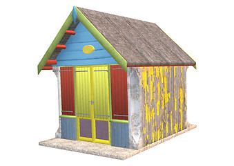 Image showing Beach Hut