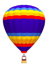 Image showing Hot Air Balloon on White