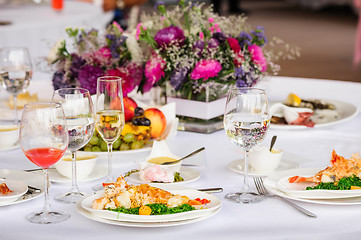 Image showing Prepared lobster on plate