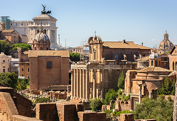 Image showing Roman ruins in Rome, Forum