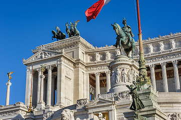 Image showing Monument of Vittorio Emanuele II in Rome