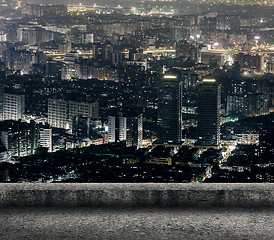 Image showing Taipei city night