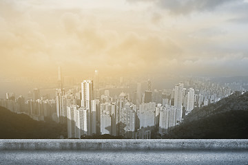 Image showing Hong Kong city skyline