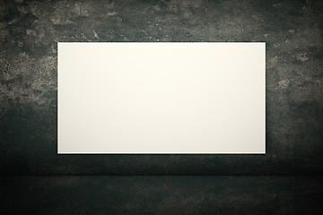 Image showing White blank board