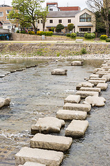 Image showing stones and stone tortoise