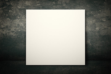 Image showing White blank board