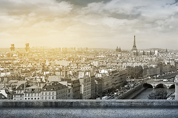 Image showing Paris city skyline