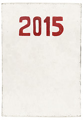 Image showing new year 2015 of the goat